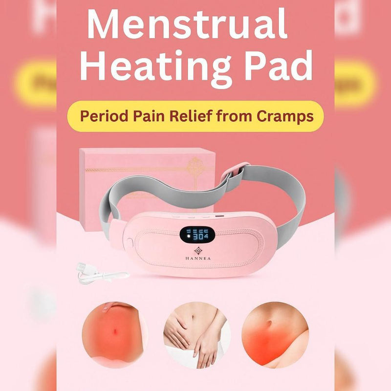 Portable Electric Period Cramp Heating Belt Pink 50ml