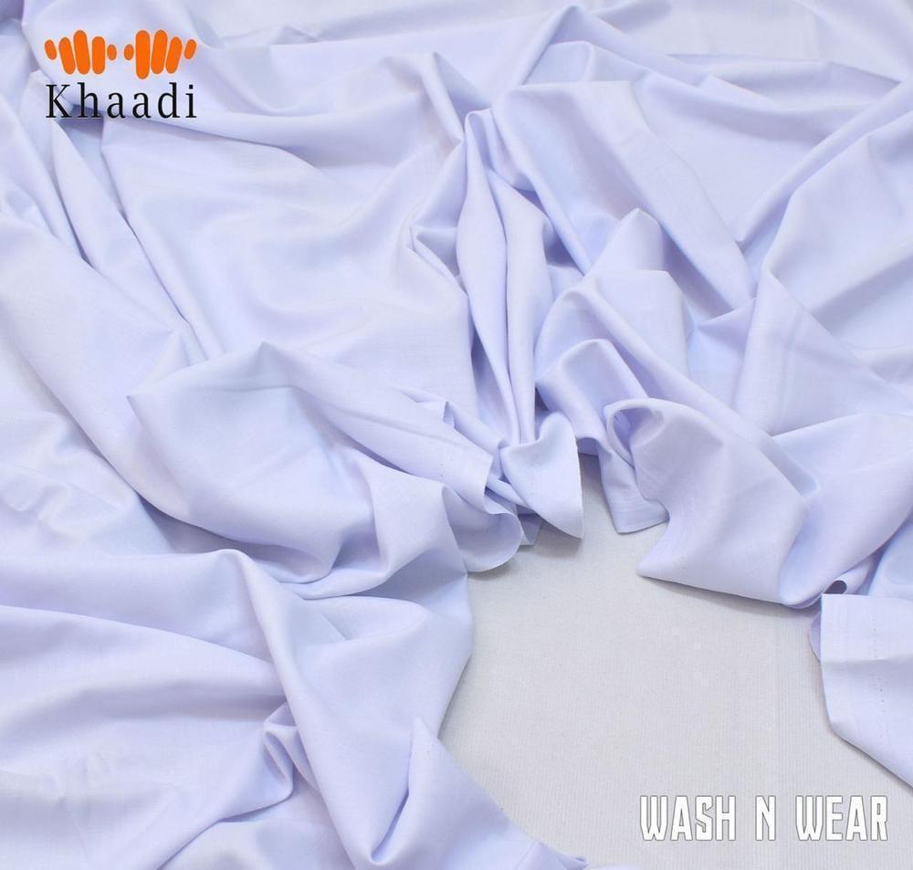 Men's Wash & Wear Plain White Suit Pakistan