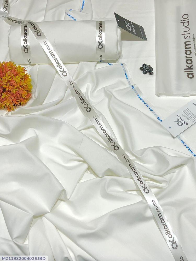 Men's Off-White Wash & Wear Suit Premium Quality Pakistan