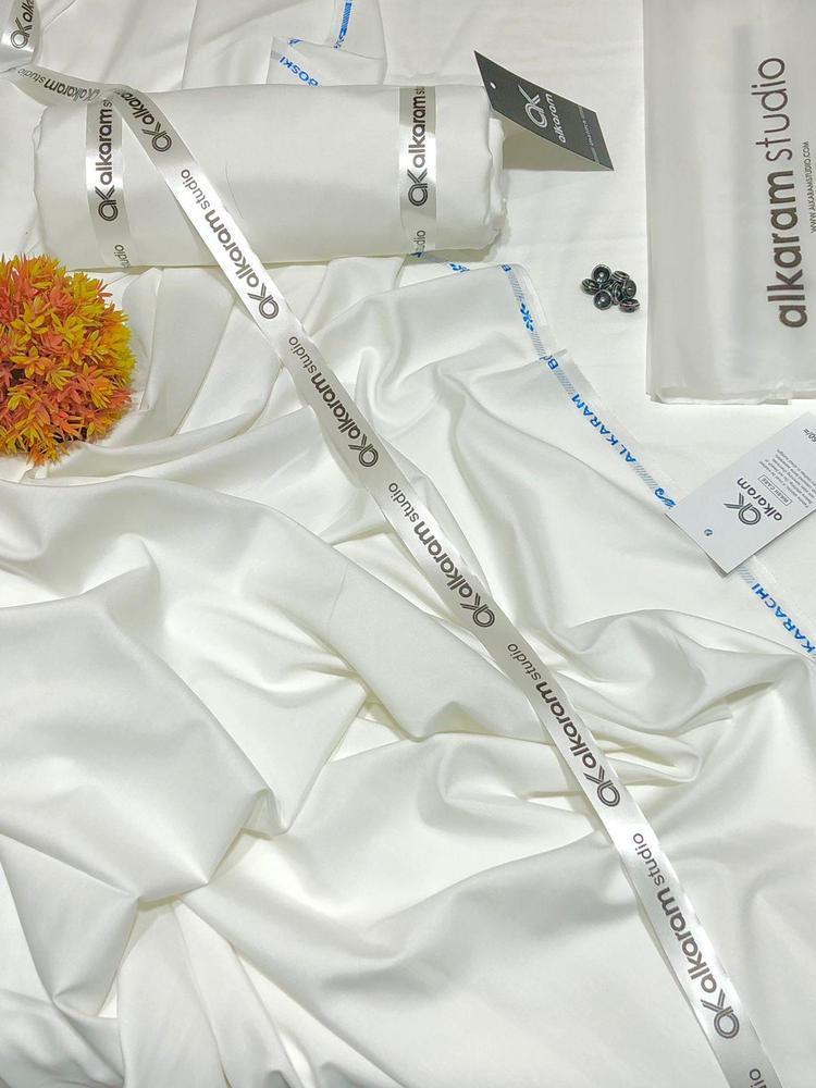 Men's Off-White Wash & Wear Suit Premium Quality Pakistan