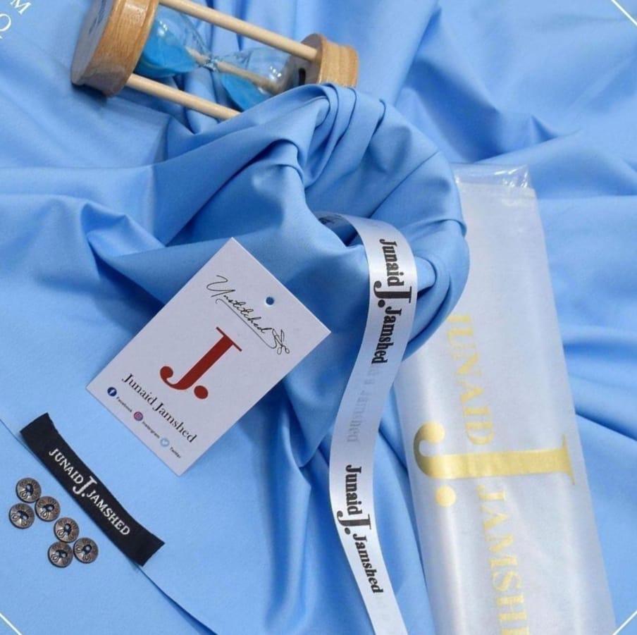 Men's Sky Blue Wash & Wear Unstitched Suit