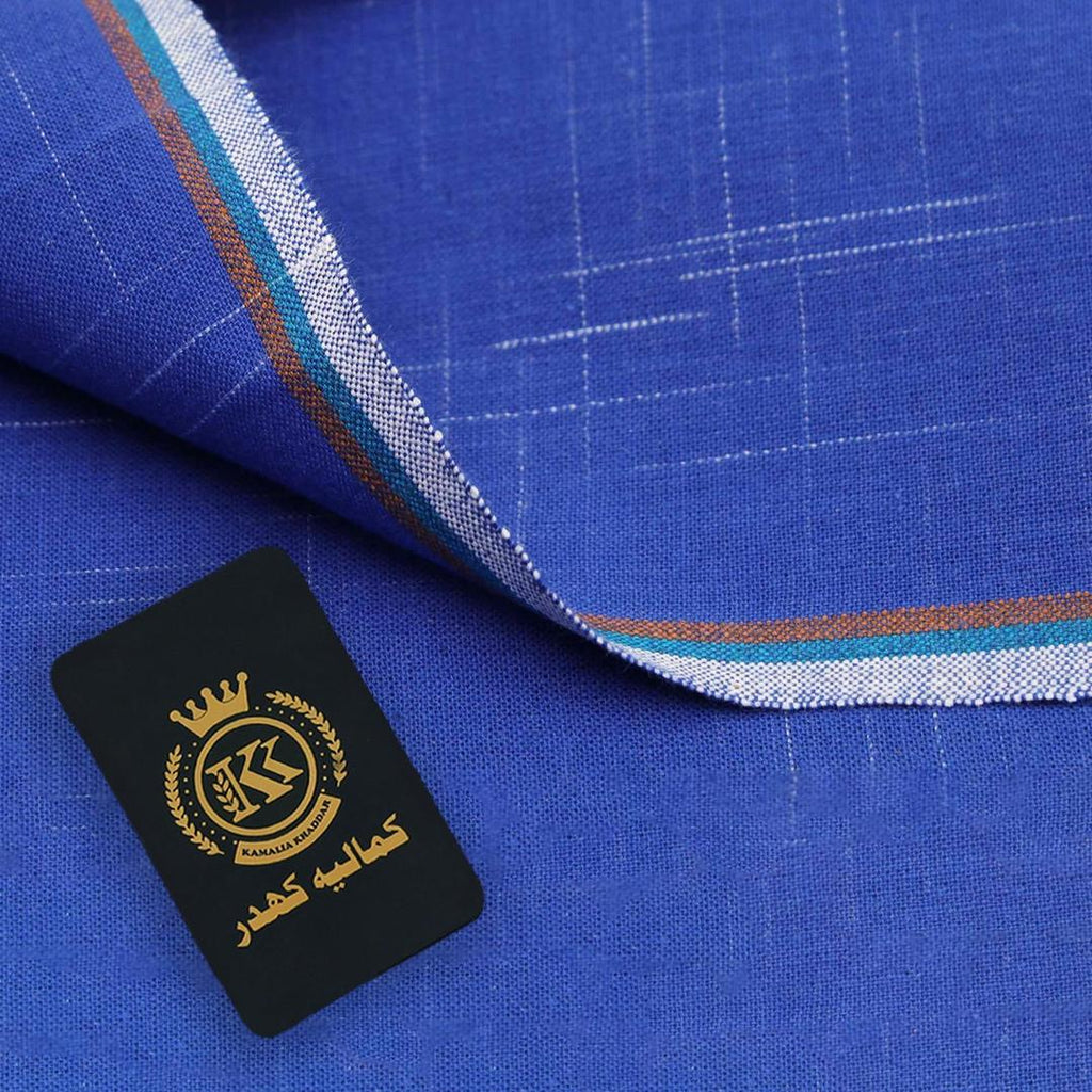 Men's 100% Cotton Light Blue Suit Unstitched Pakistan