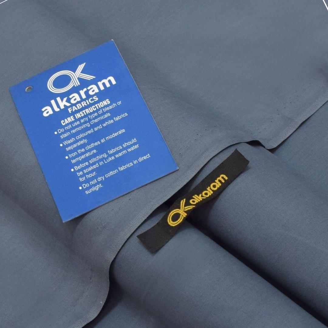 Men's Premium Cotton Plain Grey Suit for Summer Eid