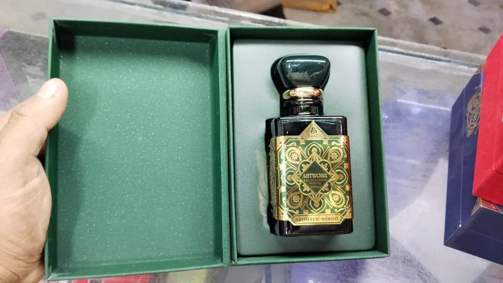 Men Oud Perfume 100ml Black Gold Bottle Long Lasting