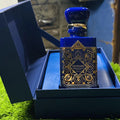 Oud Perfume Bottle 100ml Dark Blue Gold Unisex