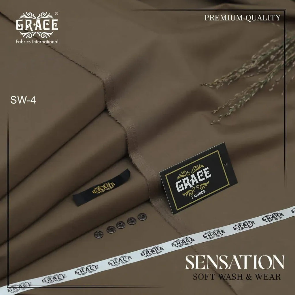 Brown Wash & Wear Men's Suit SW-4