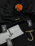 Men's Plain Black Wash & Wear Suit Summer Pakistan
