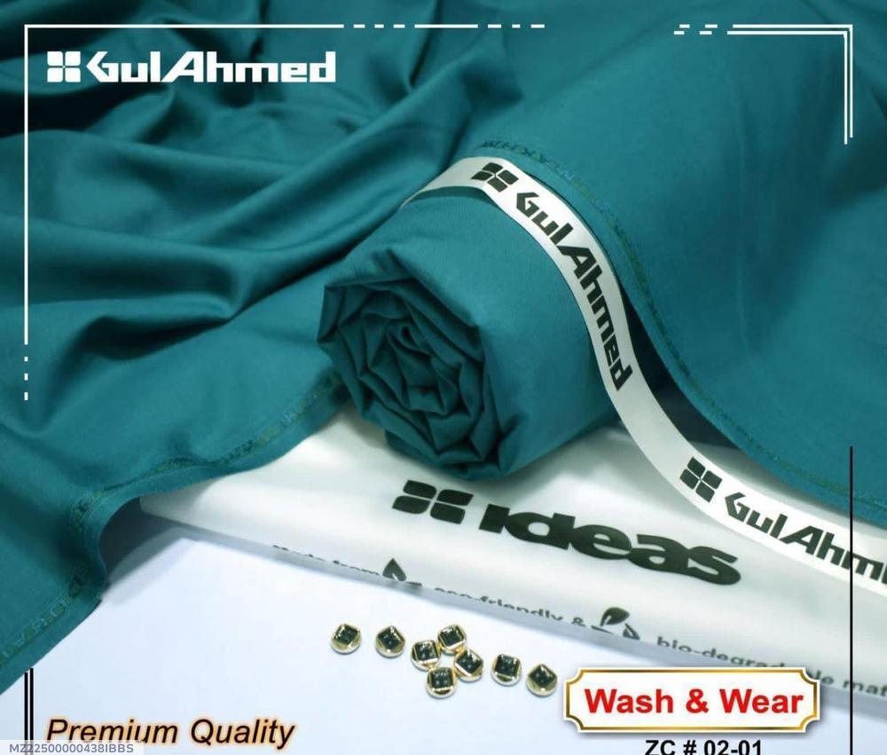 Men's Wash & Wear Plain Suit Summer Pakistan