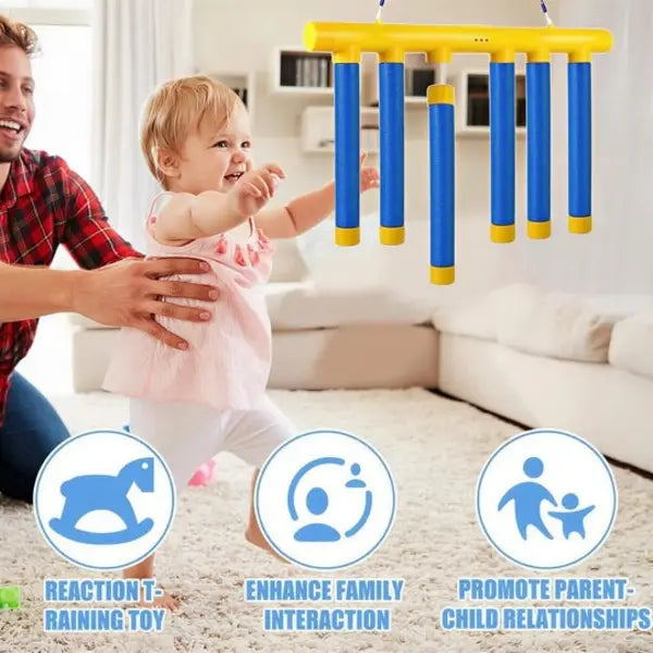 Hand Speed Challenge Game for Kids – Quick Reaction Catching Game – Hand-Eye Coordination Training Toy – Indoor Family Game