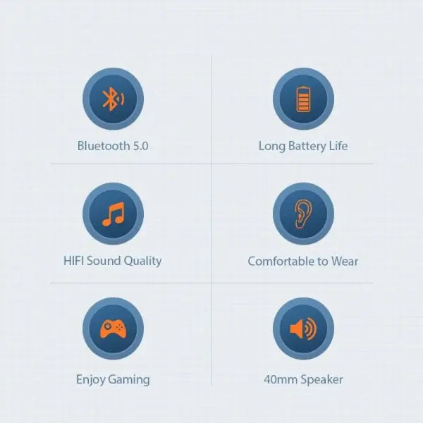 Black Long-Lasting Battery With Fast Charge 09 Headphone