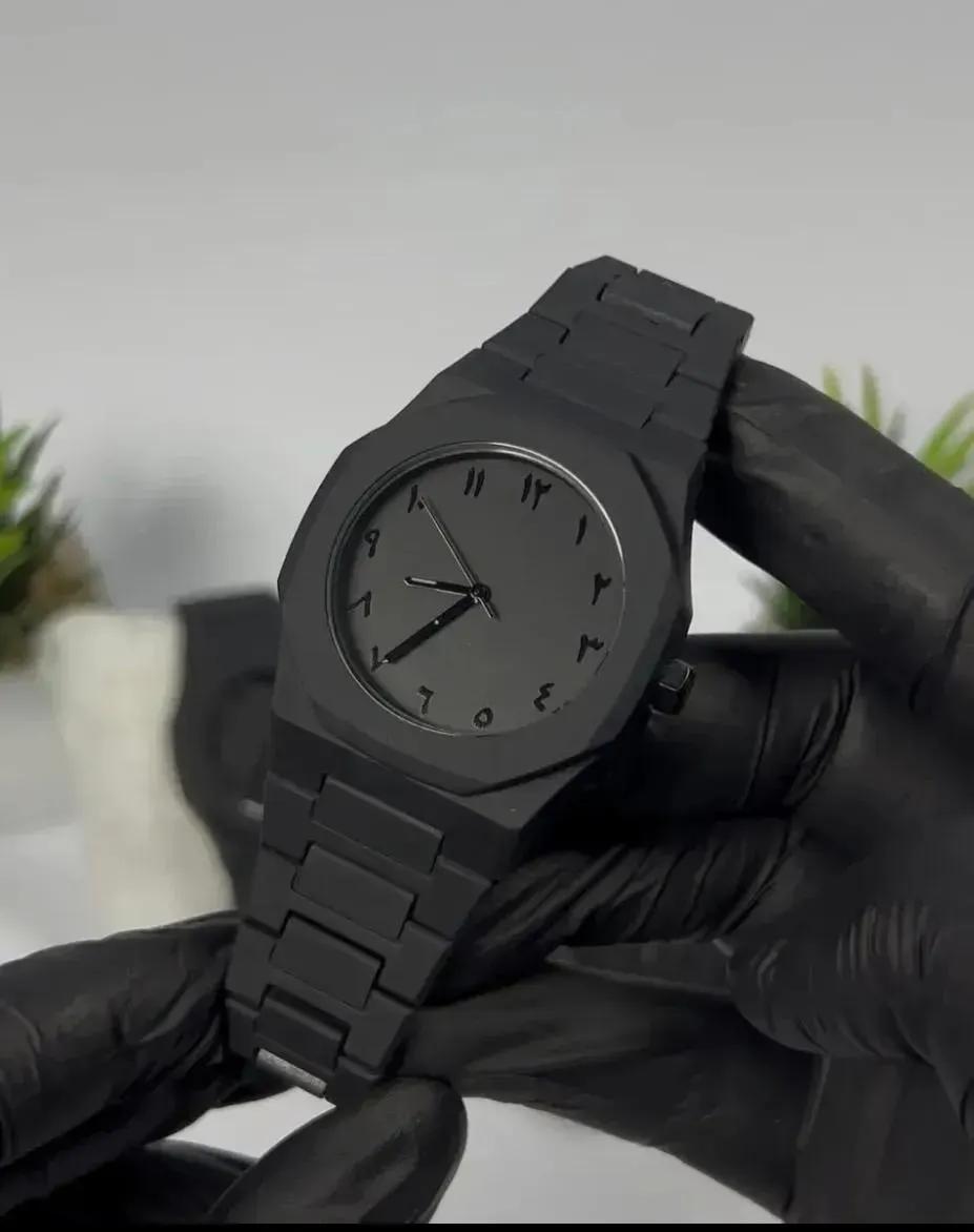 Men's Black Carbon Fiber Analogue Watch