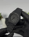 Men's Black Carbon Fiber Analogue Watch