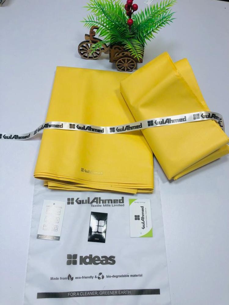 Premium Quality Yellow Cotton Suit for Men