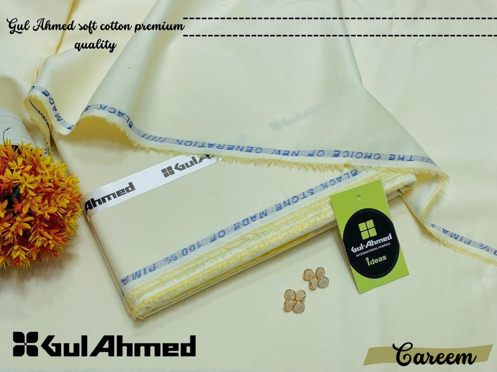 Gul Ahmed Cotton Suit Off-White Summer Daily Wear