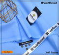 Soft Cotton Plain Suit Blue 8 Button Unstitched