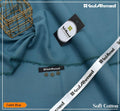 Men's Soft Cotton Cadet Blue Suit Unstitched Summer Wear