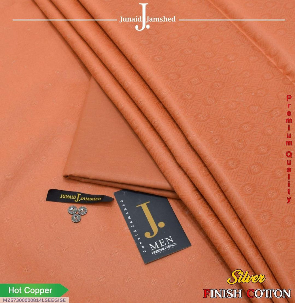 Men's Hot Copper Textured Hard Cotton Suit