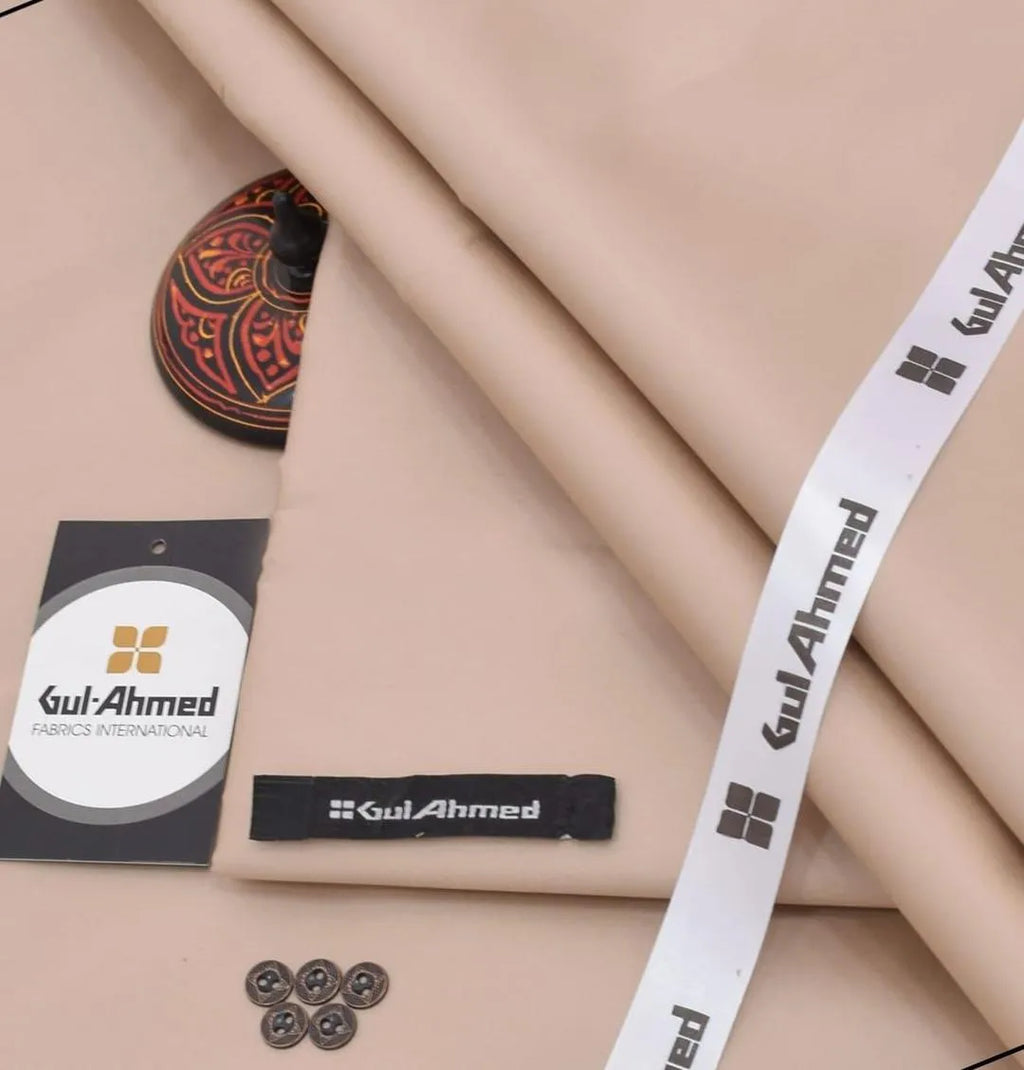 Ivory Cotton Sotton Plain Suit for Men Winter Pakistan