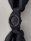 Black Matte Chain Strap Watch for Men Women