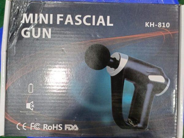 Mini Rechargeable Massager Gun Silver Portable