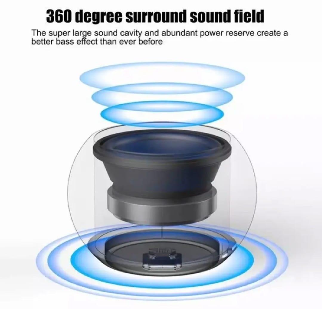 Compact Bluetooth Speaker with Rechargeable Battery - Mini Design