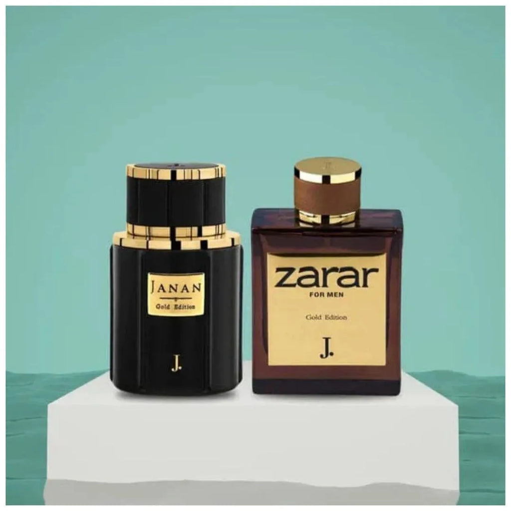 Janan & Zarar Gold Edition Perfume Set for Men Unisex Citrus 100ml
