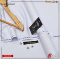 Men's White Wash & Wear Plain Suit Summer Wedding Party Wear