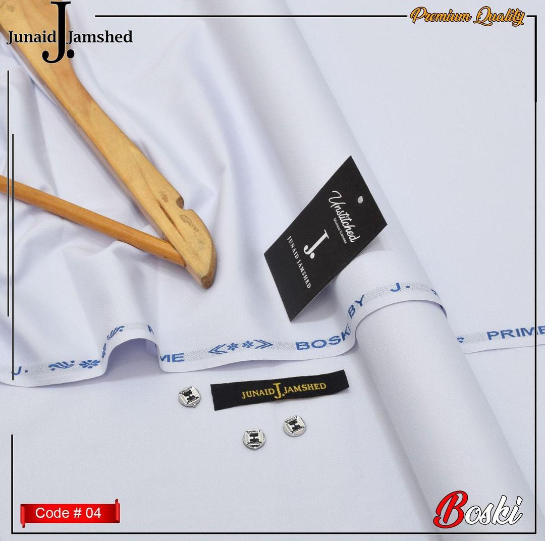 Men's White Wash & Wear Plain Suit Summer Wedding Party Wear