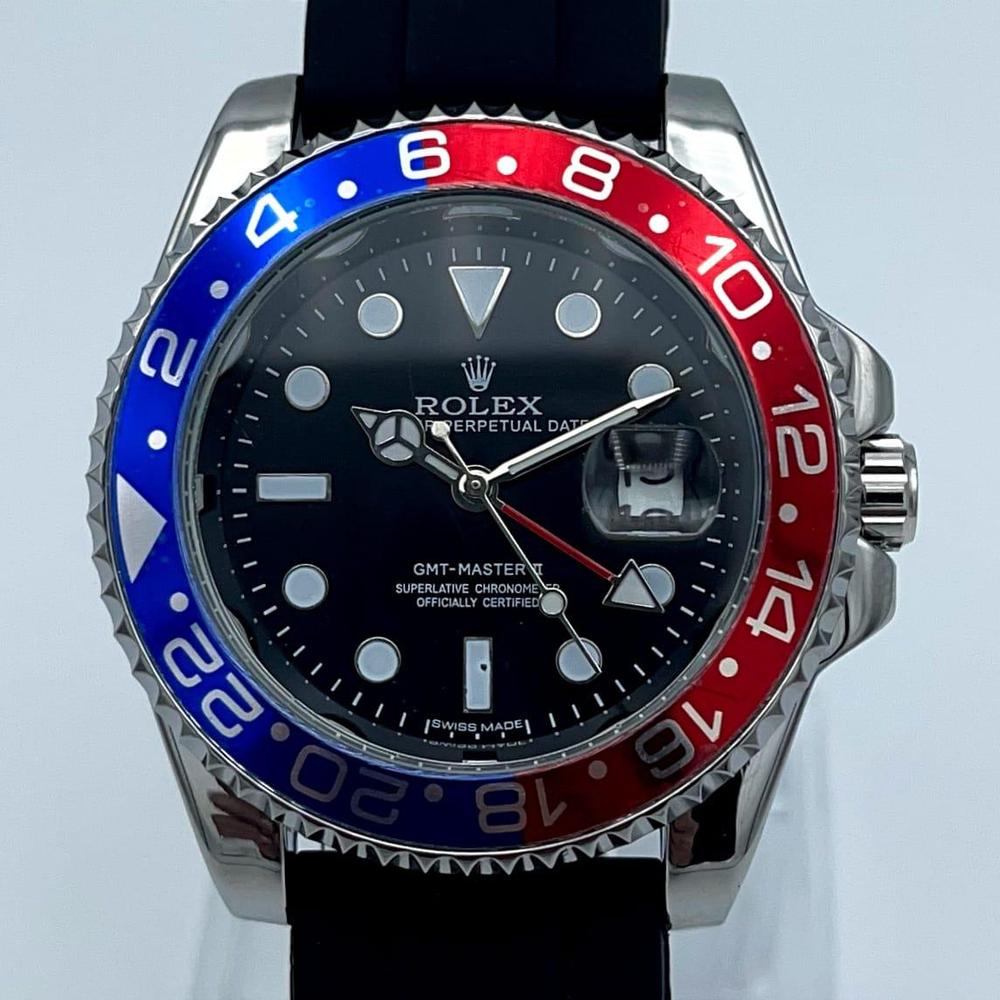 Rolex GMT-Master I Watch Black Dial Blue Red Bezel