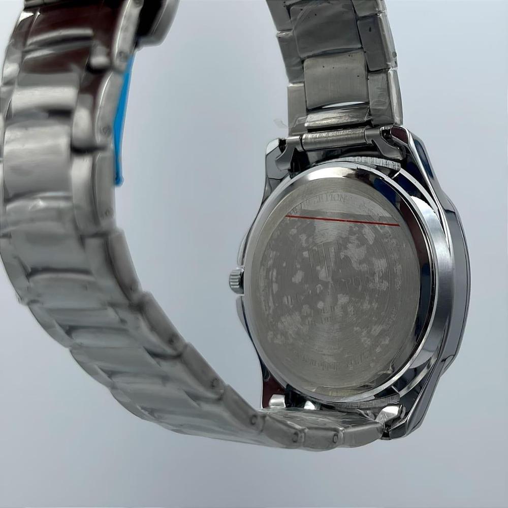 Men's Stainless Steel Watch Blue Dial Quartz Movement