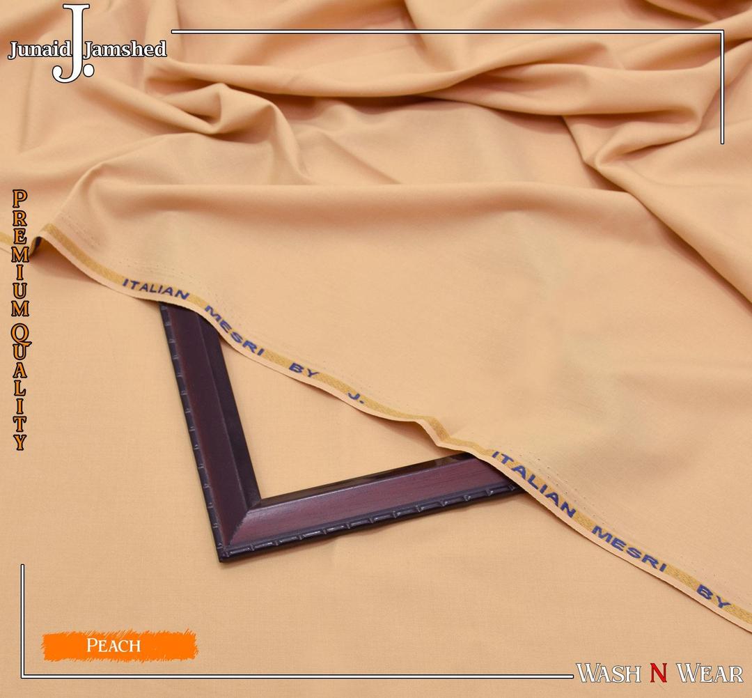 Men's Wash & Wear Peach Suit Summer Wear