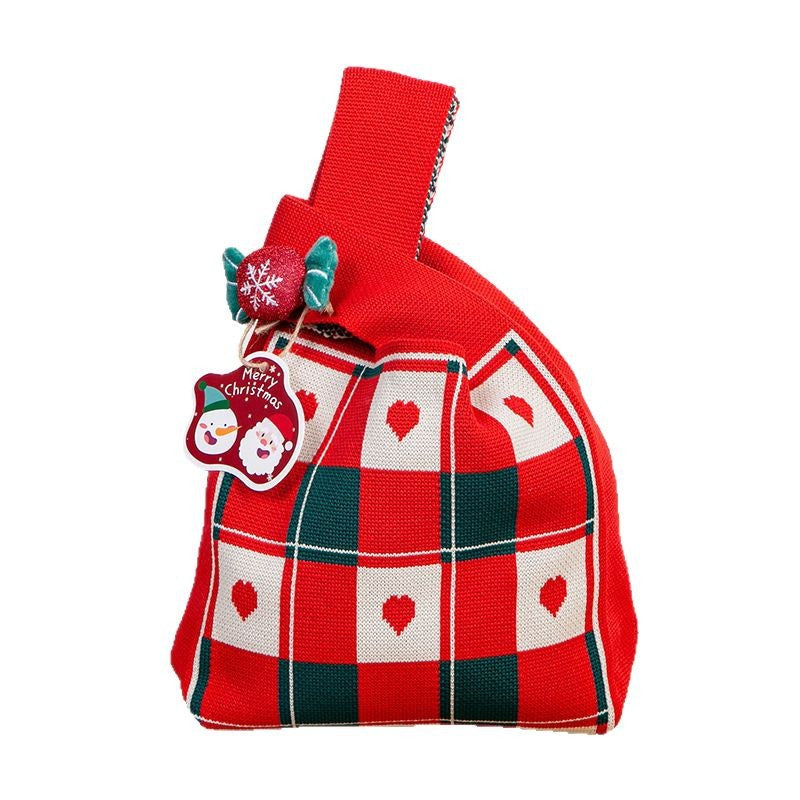 Korean Knitted Bags Blue Green Pink for Weddings Parties